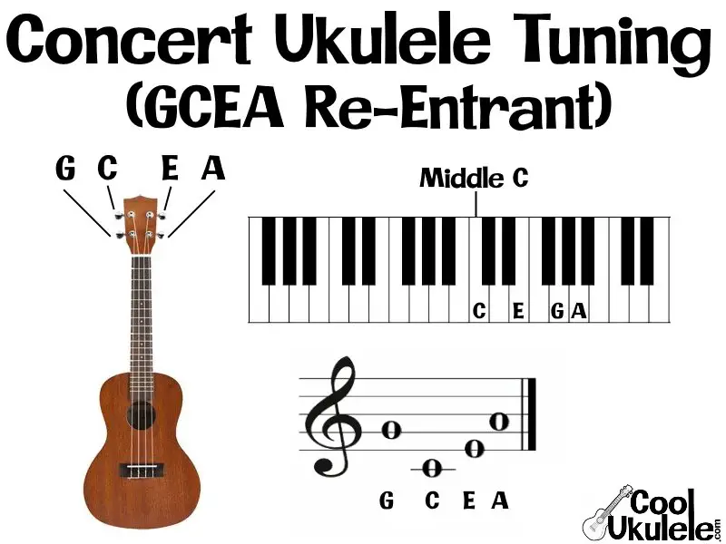 Concert Ukulele Tuning